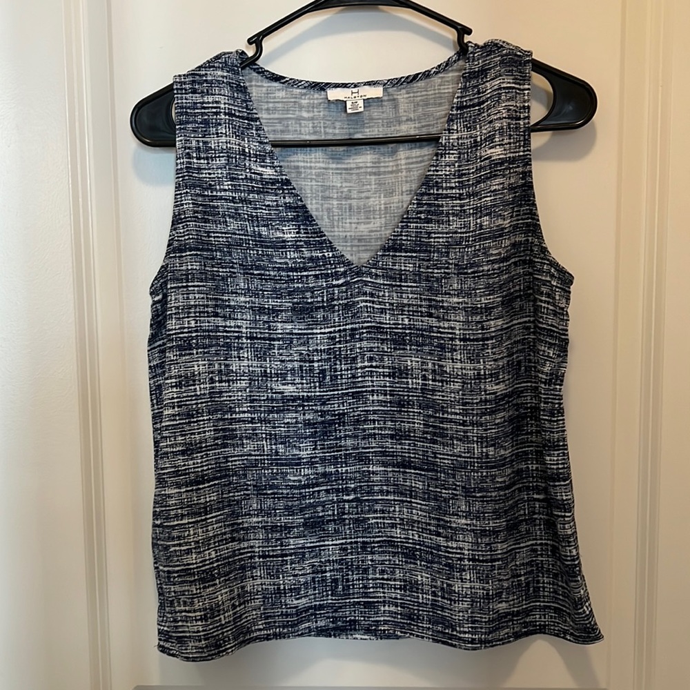 Halston short crop top- small petite